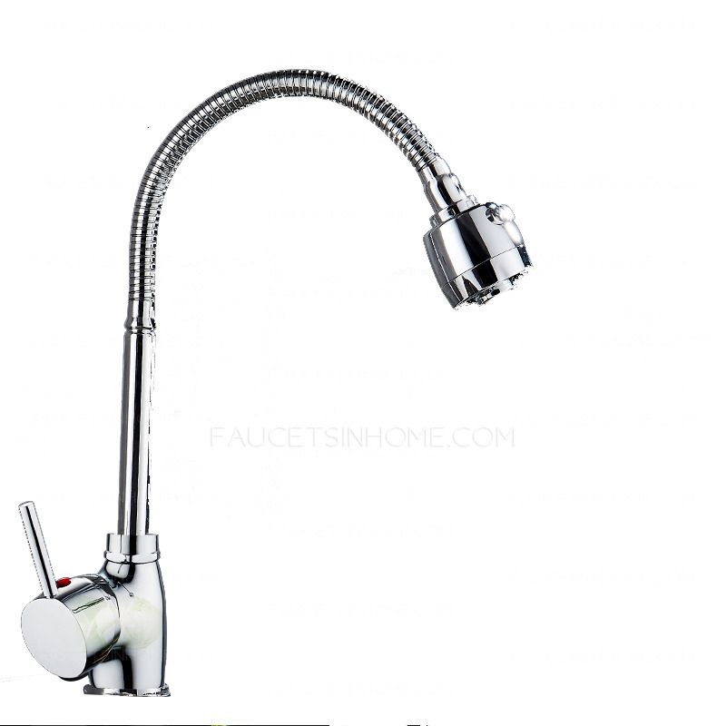 Matte Black Single Handle 360 Degree Universal Kitchen Sink Faucets