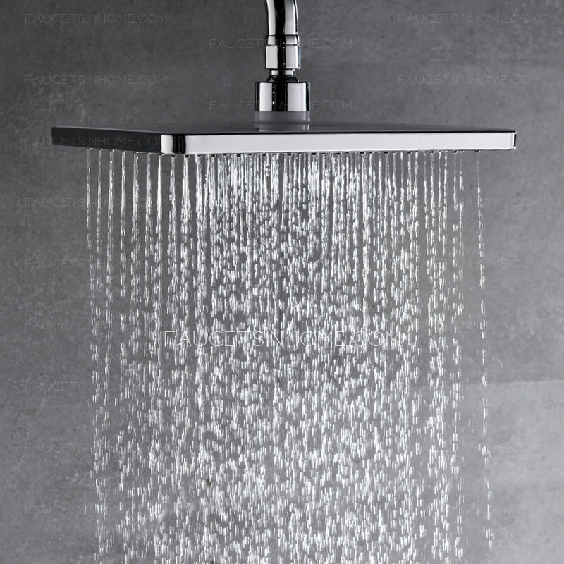 Waterfall Brass Rainfall Faucets Modern Mixer Bathroom Shower Taps