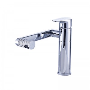 Unique Design 360 Degree Rotatable Spout Copper Hot And Cold Faucet