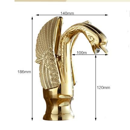 Golden Swan Basin Faucet Antique Brass Vintage Cold and Hot Water