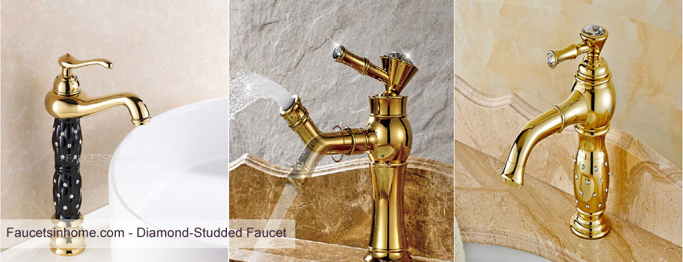 Diamond-Studded Faucet