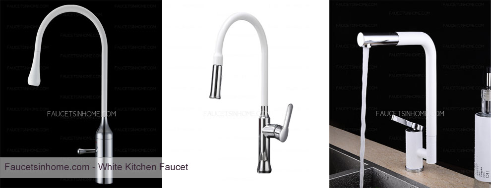White Kitchen Faucet