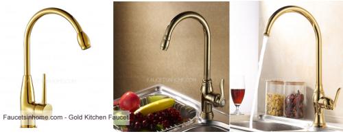 Gold Kitchen Faucet