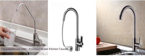 Polished Nickel Kitchen Faucet