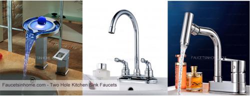 Two Hole Kitchen Sink Faucets
