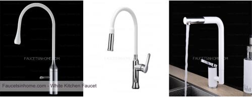 White Kitchen Faucet