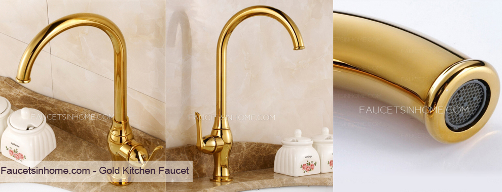 Gold Kitchen Faucet