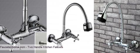 Two Handle Kitchen Faucets