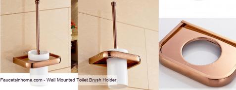 Wall Mounted Toilet Brush Holder