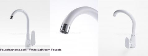 White Bathroom Faucets