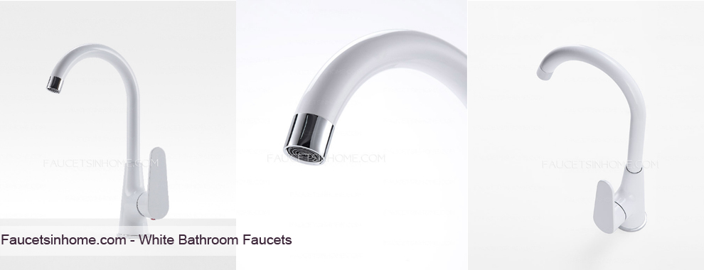 White Bathroom Faucets